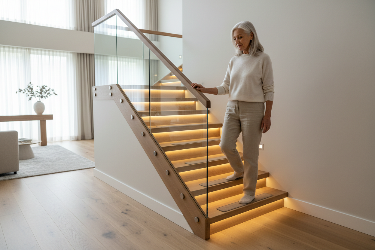 Stair Safety Tips for Seniors Living at Home