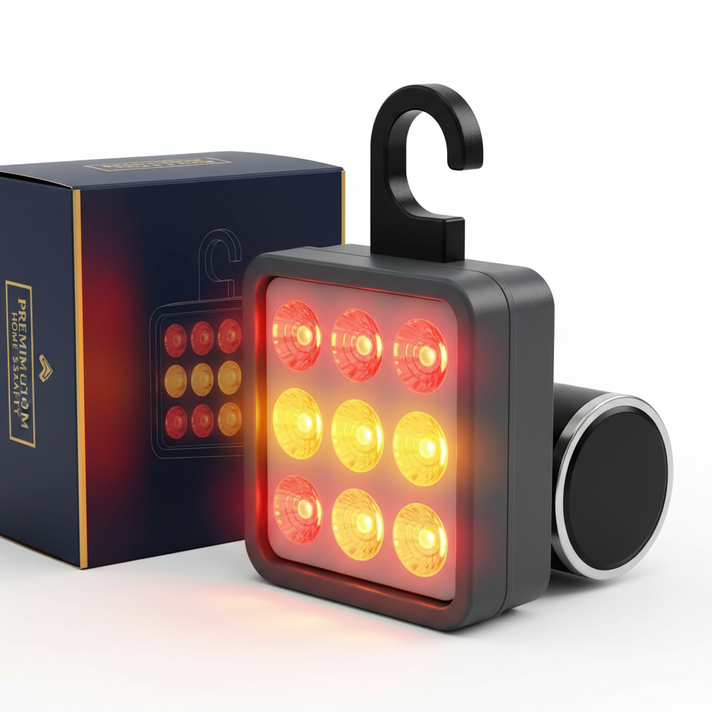 LED Roadside Safety Beacon Disc Car Flashing Warning Flare Lights