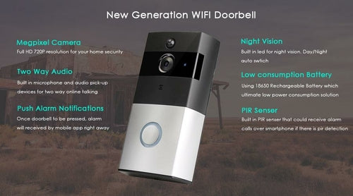 Smart IP Video Intercom WI-FI Video Door Phone Door Bell WIFI Doorbell
