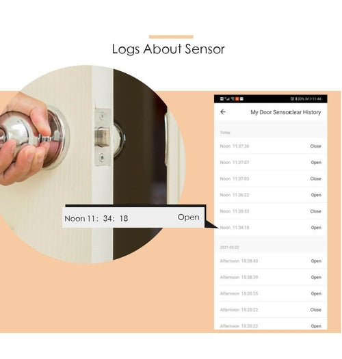 Smart Life Window Detector With Wifi Smart Door Sensor