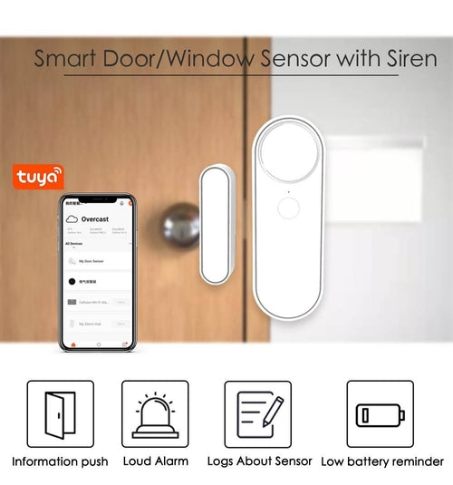 Smart Life Window Detector With Wifi Smart Door Sensor